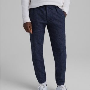 Club Monaco Lex Twill Donegal Trouser Navy XL $159